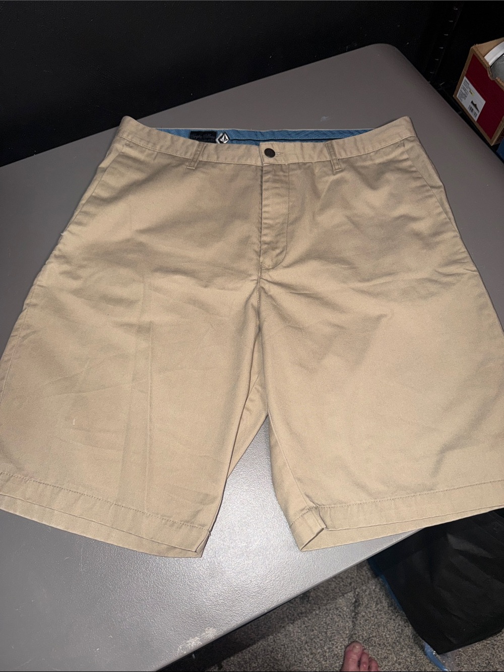Volcom men’s khaki shorts size 36
